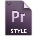 Adobe Premiere Pro STYLE Icon