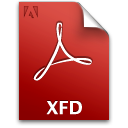Adobe Reader XFD Icon 128x128 png