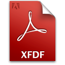 Adobe Reader XFDF Icon 128x128 png