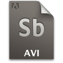 Adobe Soundbooth AVI Icon 128x128 png