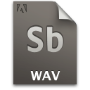 Adobe Soundbooth WAV Icon 128x128 png