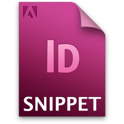 Adobe InDesign Snippet Icon 256x256 png