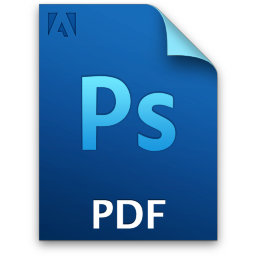 Adobe Photoshop PDF Icon 256x256 png