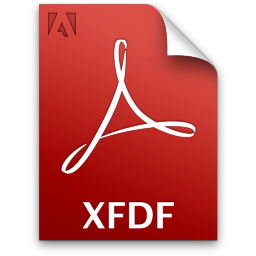 Adobe Reader XFDF Icon 256x256 png