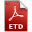 Adobe Acrobat Pro ETD Icon 32x32 png