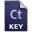 Adobe Contribute Key Icon 32x32 png