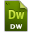 Adobe Dreamweaver File Icon 32x32 png