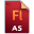Adobe Flash AS Icon 32x32 png