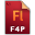 Adobe Flash F4P Icon 32x32 png