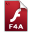 Adobe Flash Player F4A Icon 32x32 png