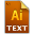 Adobe Illustrator Text Icon 32x32 png
