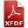 Adobe Reader XFDF Icon 32x32 png