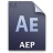 Adobe After Effects Project Icon 48x48 png