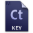 Adobe Contribute Key Icon