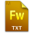 Adobe Fireworks TXT Icon 48x48 png