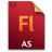 Adobe Flash AS Icon 48x48 png