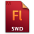 Adobe Flash SWD Icon 48x48 png