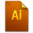 Adobe Illustrator Generic File Icon 48x48 png