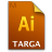 Adobe Illustrator Targa Icon 48x48 png