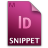 Adobe InDesign Snippet Icon