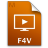 Adobe Media Player F4V Icon