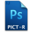 Adobe Photoshop Pict R Icon 48x48 png