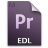 Adobe Premiere Pro EDL Icon 48x48 png