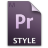 Adobe Premiere Pro STYLE Icon