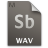 Adobe Soundbooth WAV Icon