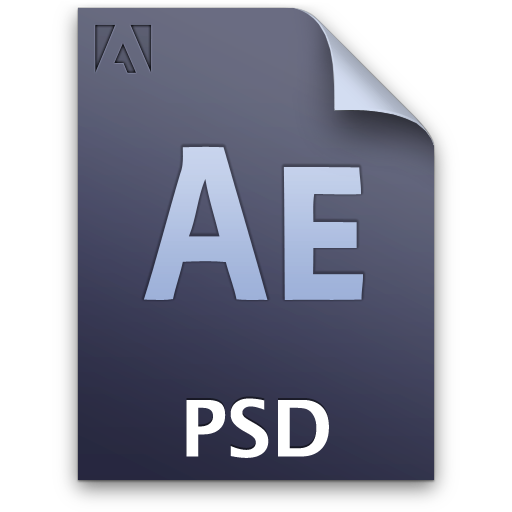 Adobe After Effects PSD Icon 512x512 png