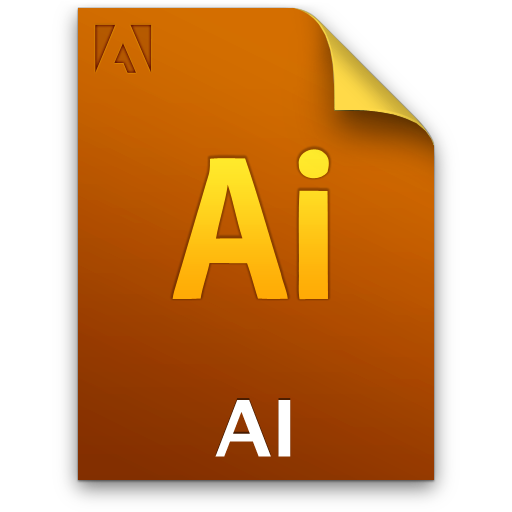 Adobe Illustrator icon with random file name asdasd.ai Sticker for Sale by  allreadytaken