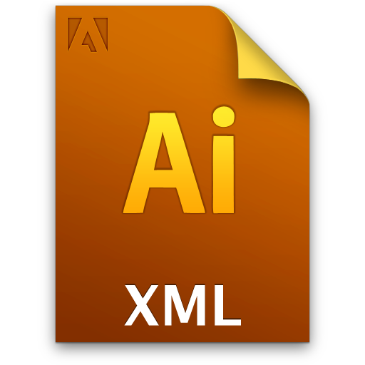 Adobe Illustrator XML Icon 512x512 png