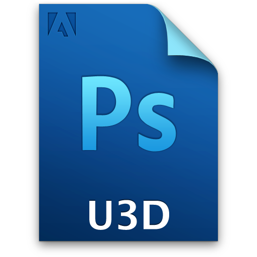 Adobe Photoshop U3D Icon 512x512 png
