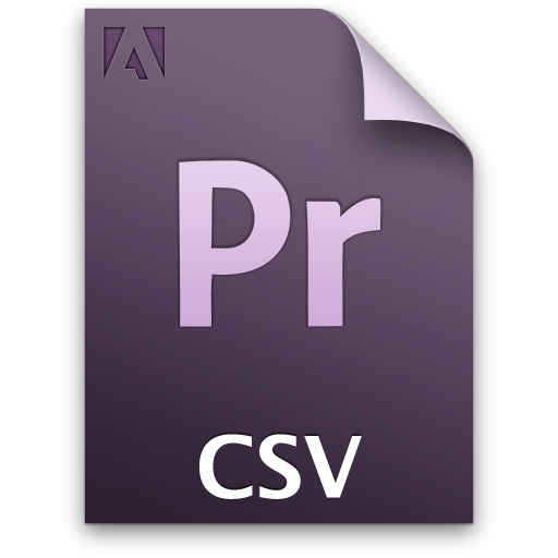 Adobe Premiere Pro CSV Icon 512x512 png
