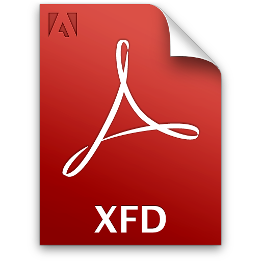 Adobe Reader XFD Icon 512x512 png