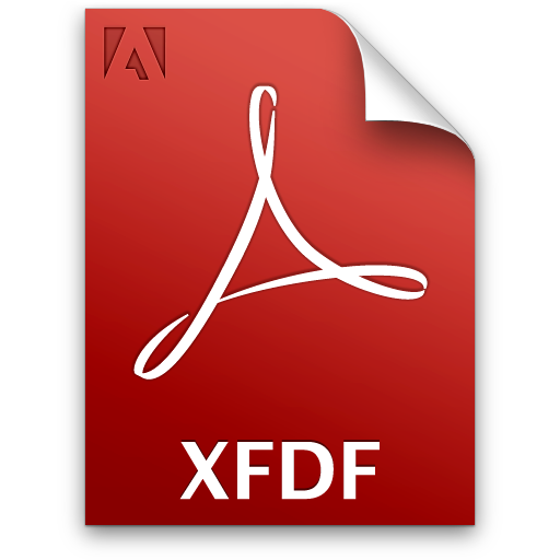 Adobe Reader XFDF Icon 512x512 png