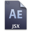 Adobe After Effects JSX Icon 64x64 png
