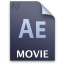 Adobe After Effects Movie Icon 64x64 png