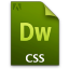 Adobe Dreamweaver CSS Icon 64x64 png