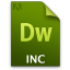 Adobe Dreamweaver INC Icon 64x64 png