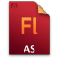 Adobe Flash AS Icon 64x64 png