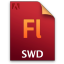 Adobe Flash SWD Icon 64x64 png