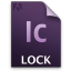 Adobe InCopy Lock Icon 64x64 png