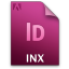 Adobe InDesign INX Icon 64x64 png