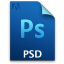 Adobe Photoshop File Icon 64x64 png