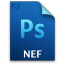 Adobe Photoshop NEF Icon 64x64 png