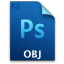 Adobe Photoshop OBJ Icon 64x64 png