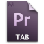 Adobe Premiere Pro TAB Icon 64x64 png