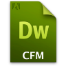 Adobe Dreamweaver CFM Icon 96x96 png