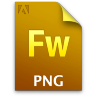 Adobe Fireworks File Icon 96x96 png